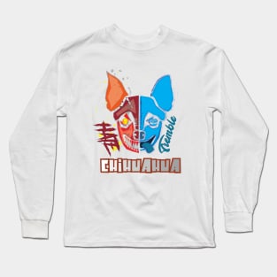 chihuahua 50% hate 50% tremble Long Sleeve T-Shirt